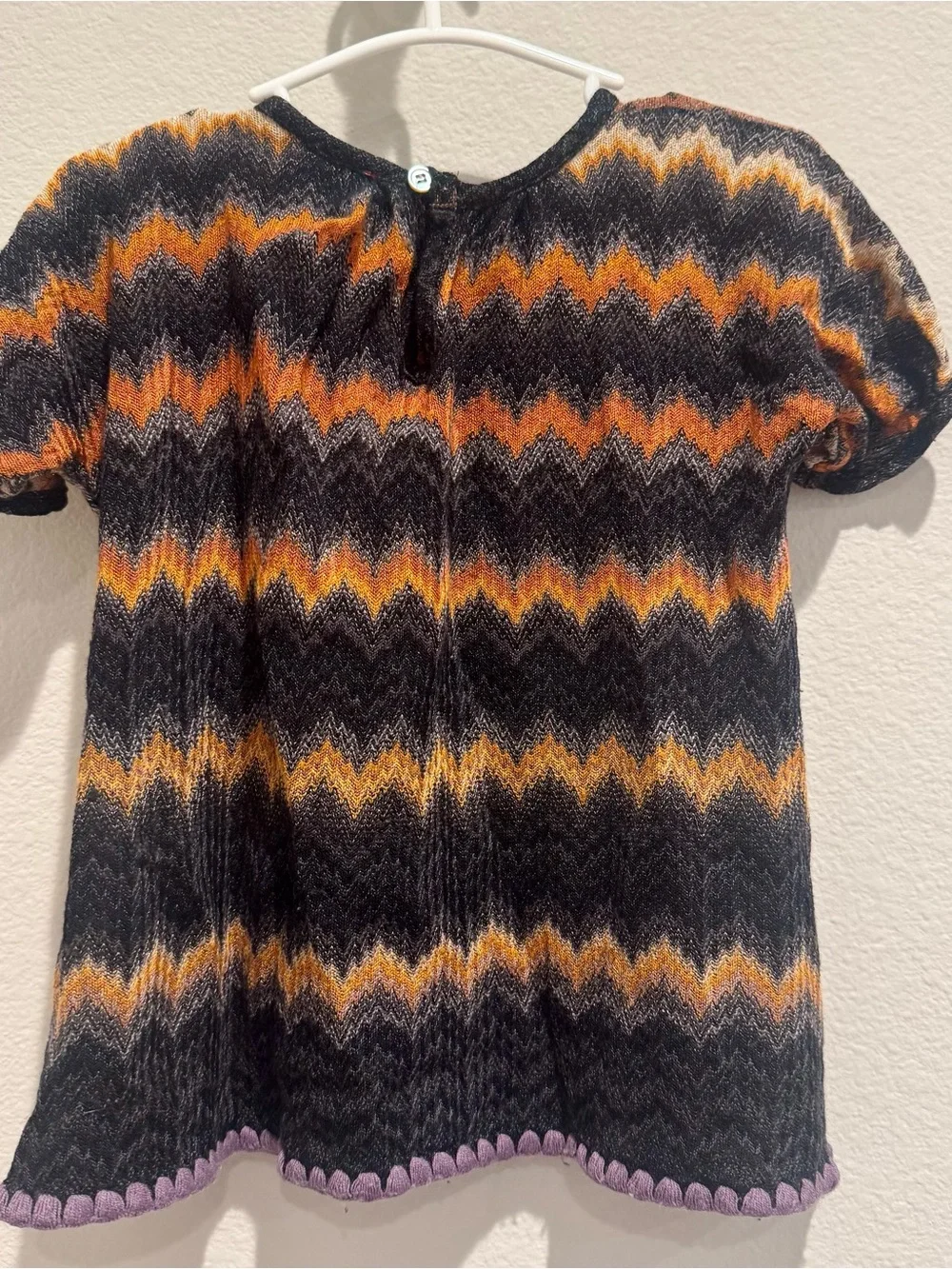 Authentic MISSONI Zigzag Knit Baby Top/Tunic (Fits 18M-2T)